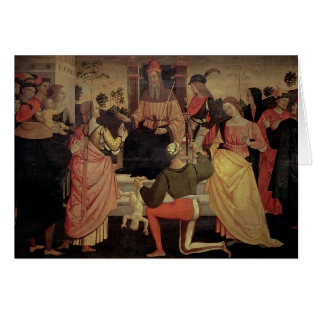 Le jugement de Solomon (Devant horizontal)