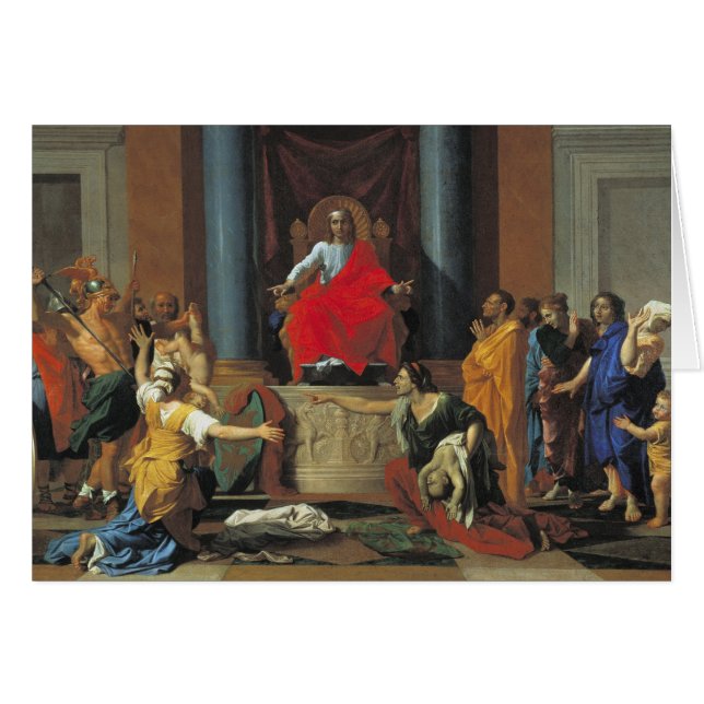 Le jugement de Solomon, 1649 (Devant horizontal)