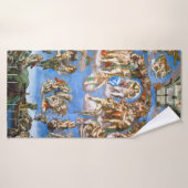 Le jugement Dernier, Michel-Ange, 1536-1541 (Serviette de bain)