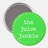 Le Junkie de jus - Logo Magnet (Recto/Verso)