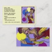 LE KARAOKE CHANTENT LE CARTE DE VISITE DE DIVA DE (Devant / Derrière)