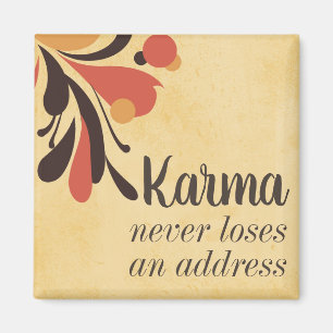 Le karma drôle ne perd jamais un aimant d'adresse
