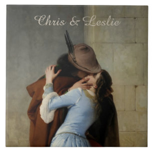 Le Kiss / Il Bacio carreaux céramiques personnalis