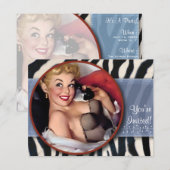 Le Kitsch Bitsch : TOUTES LES Invitations / Zebra (Devant / Derrière)