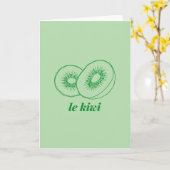 le kiwi kaart (Gele Bloem)