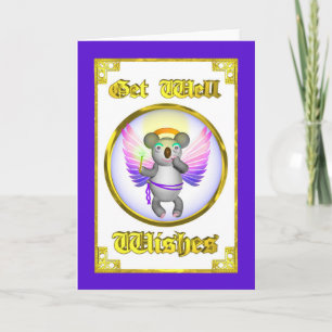 Le koala d'ange obtiennent la carte bonne de
