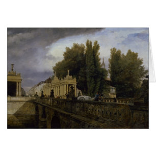 Le Konigsbrucke sur Konigsstrasse, Berlin, 1835