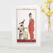 Le KRW costume la carte vierge de note de (Fleur jaune)