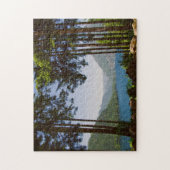 Le lac Cushman dans un puzzle d'été (Vertical)