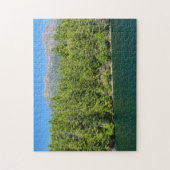 Le lac Cushman dans un puzzle d'été (Vertical)