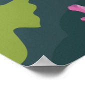 Le lac de Garde Italie poster Voyage (Coin)