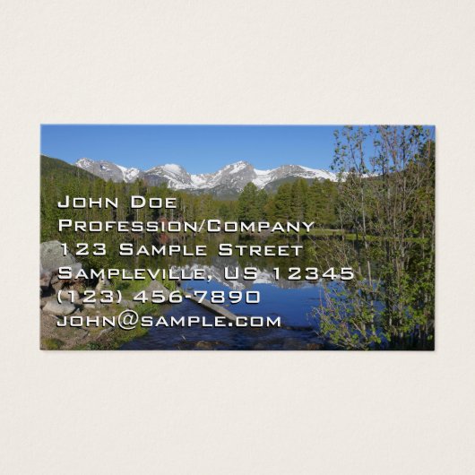 Le lac Sprague II du parc national Rocky Mountain (Devant)