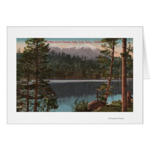 Le lac Tahoe, CA - regardant à travers le lac