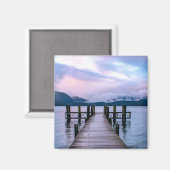 Le lac Te Anau Magnet Nouvelle-Zélande (Recto/Verso)