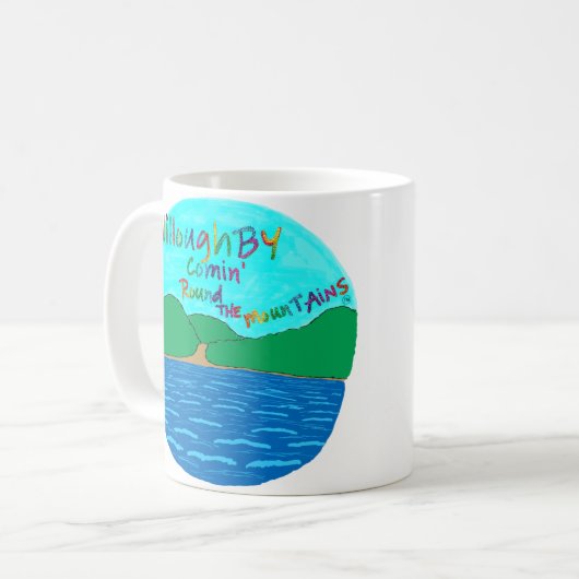 Le lac Willoughby Café Mug (Devant gauche)