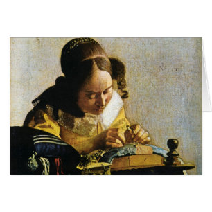 Le Lacemaker de Johannes Vermeer (circa 1670)
