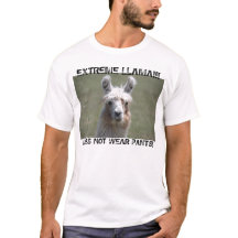 Le lama extrême n'utilise pas le T-shirt de