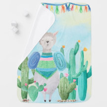 Le lama "nous a laissés partir couverture de bébé