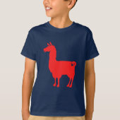 Le lama rouge badine le T-shirt (Devant)