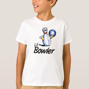 Le lanceur de Lil badine le T-shirts de bowling