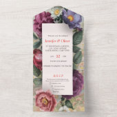 Le langage des fleurs en une seule invitation (À l'intérieur)
