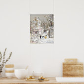 Le Lapin Agile es Ses Habitues Poster (Keuken)