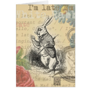 Le lapin blanc Alice au pays des merveilles