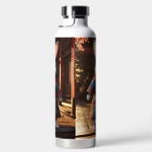 "Le lapin dans une bouteille : une scène fantasque (Droite)