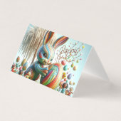 Le lapin de Pâques Abstrait sourit (Front)