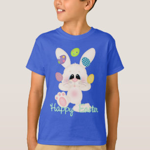 Le lapin de Pâques badine le T-shirt de vacances