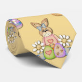 Le lapin de Pâques Eggs le cravate des hommes (Roulé)