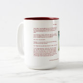 Le lapin de velventine - quel est vrai ? Tasse (Devant gauche)