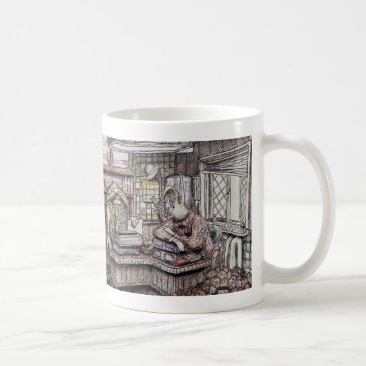 Le lapin et la tortue - tasse (Droite)