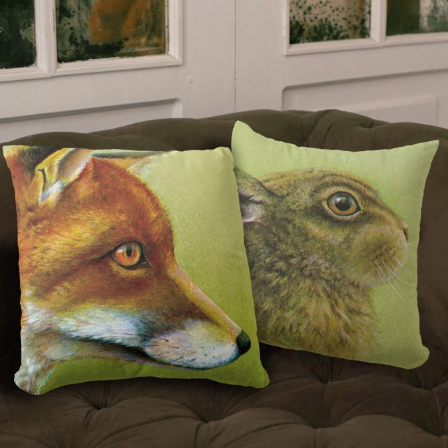 Le lapin et le coussin de l'art du renard (Créateur téléchargé)