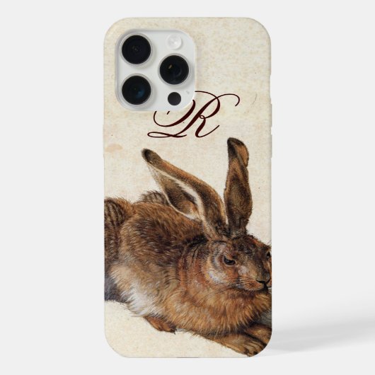 LE LAPIN ( jeune lièvre ) Monogramme (Verso)