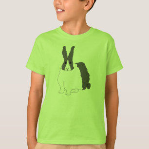 Le lapin néerlandais badine le T-shirt
