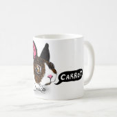 Le lapin veulent la tasse de carotte (Devant droit)