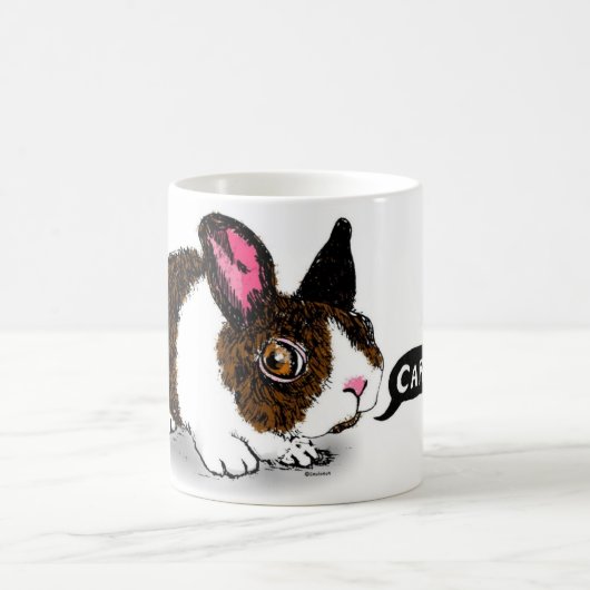Le lapin veulent la tasse de carotte (Centre)