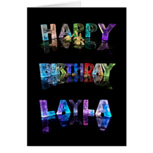 Le Layla nommé dans 3D s'allume (la photographie)