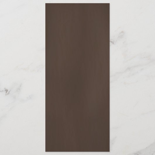 Le léopard orange Brown repère la carte de menu de (Dos)