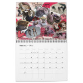 Le lévrier italien chuchote le calendrier 2014 (Feb 2027)