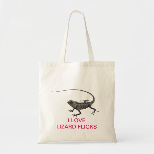Le lézard effleure le sac fourre-tout (Devant)