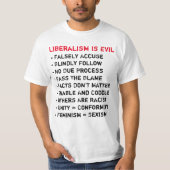 Le libéralisme est T-shirt mauvais (Devant)