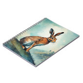 Le lièvre lapin sur une colline | Carnet (Côté gauche)