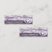 Le lilas rêve la carte de profil (Devant / Derrière)