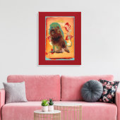 Le Lion 1 - Toile Enveloppée (Insitu(Salon))