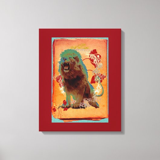Le Lion 1 - Toile Enveloppée (Recto)
