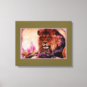 Le Lion 3 - Toile Enveloppée