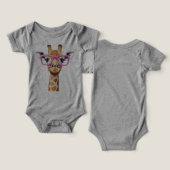 Le lion aux lunettes roses (gris) (Design Recto & Verso)