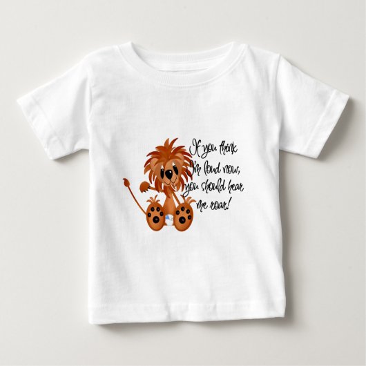 Le lion de bébé m'entendent hurler des T-shirts et (Devant)